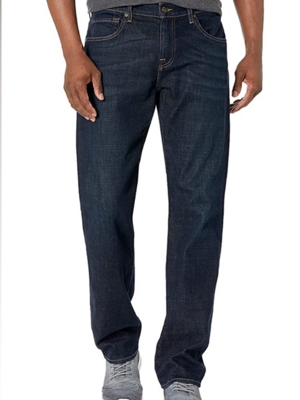 7 For All Mankind Men’s size 32 x 30 Carsen Dark Wash Straight Leg Stretch Jeans